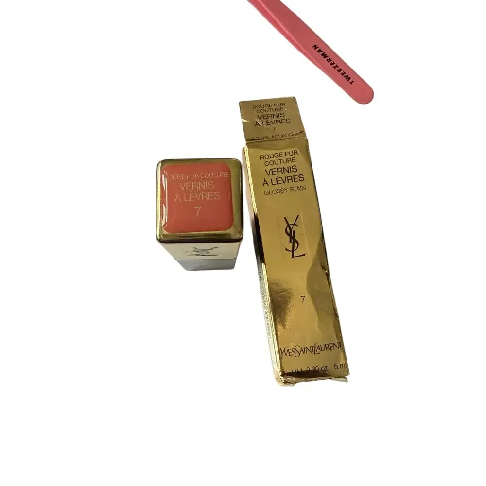 Yves Saint Laurent Rouge pur Couture Glossy Stain 7 Coral Aquarelle 6 ml / 0.2oz